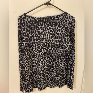 Mario Serrani leopard print print shirt size L